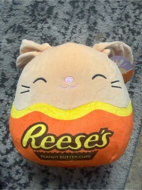 Squishmallows Reese's Orange & Cream Bunny Plush